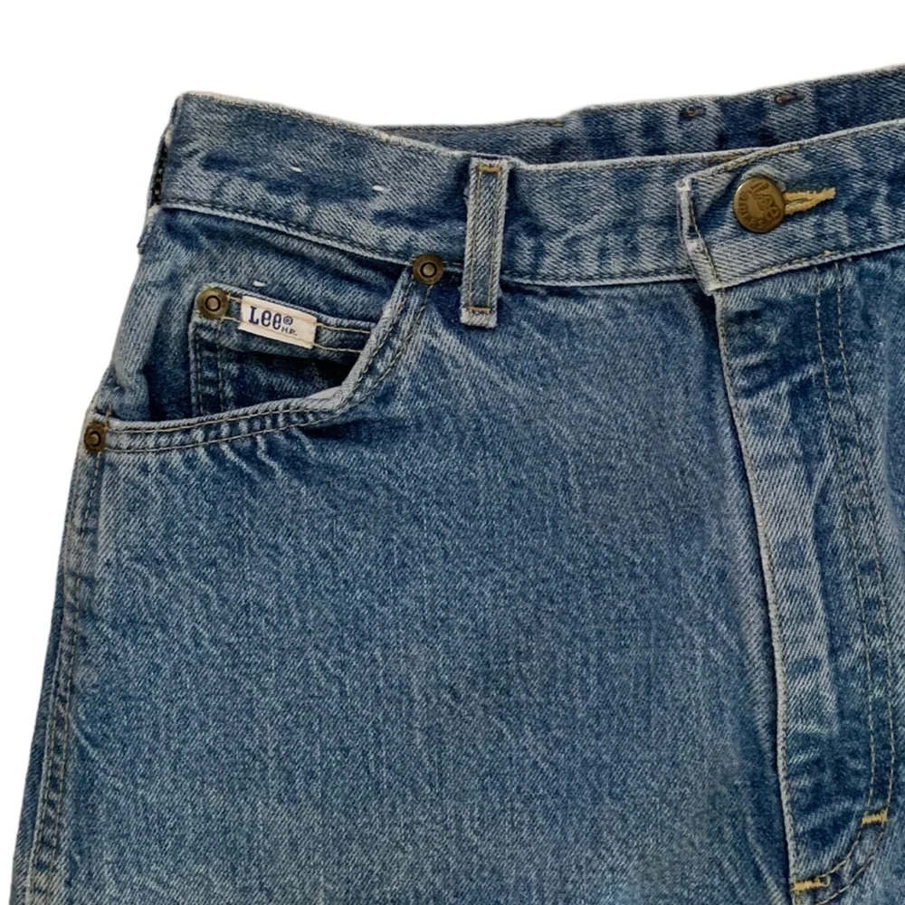 Vintage LEE Riders USA Union Made High Rise Tapered Mom Jeans Size 29 - Picture 5 of 13